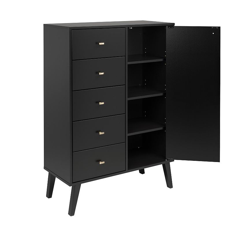 Prepac Milo 5-Drawer Chest with Door