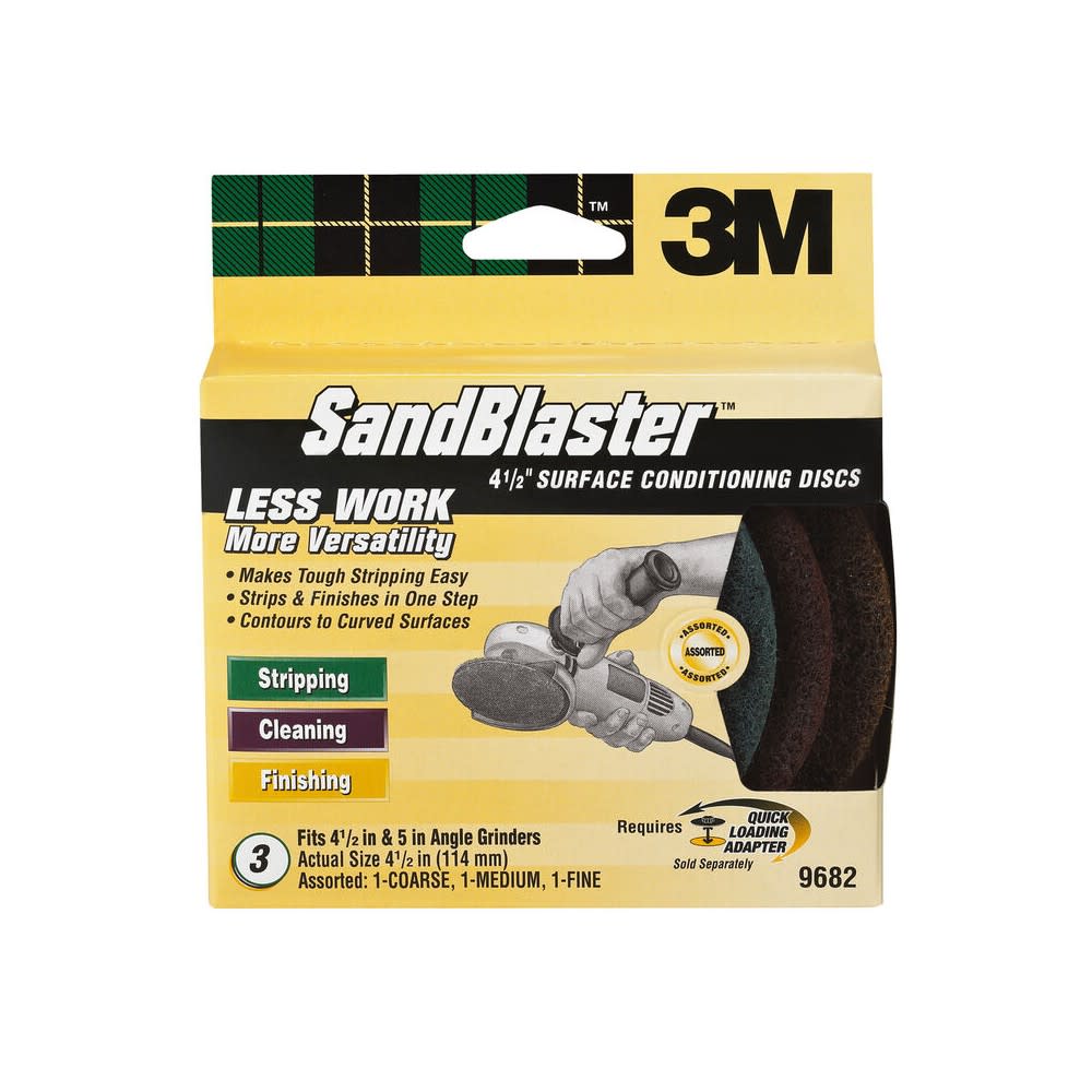 3M Sandblaster 4.5 Angle Grinder Surface Conditioning Disc