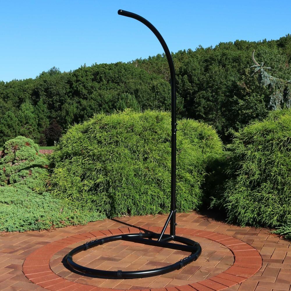 Ultimate Patio 76-Inch Steel Egg Chair Stand w/ Round Base