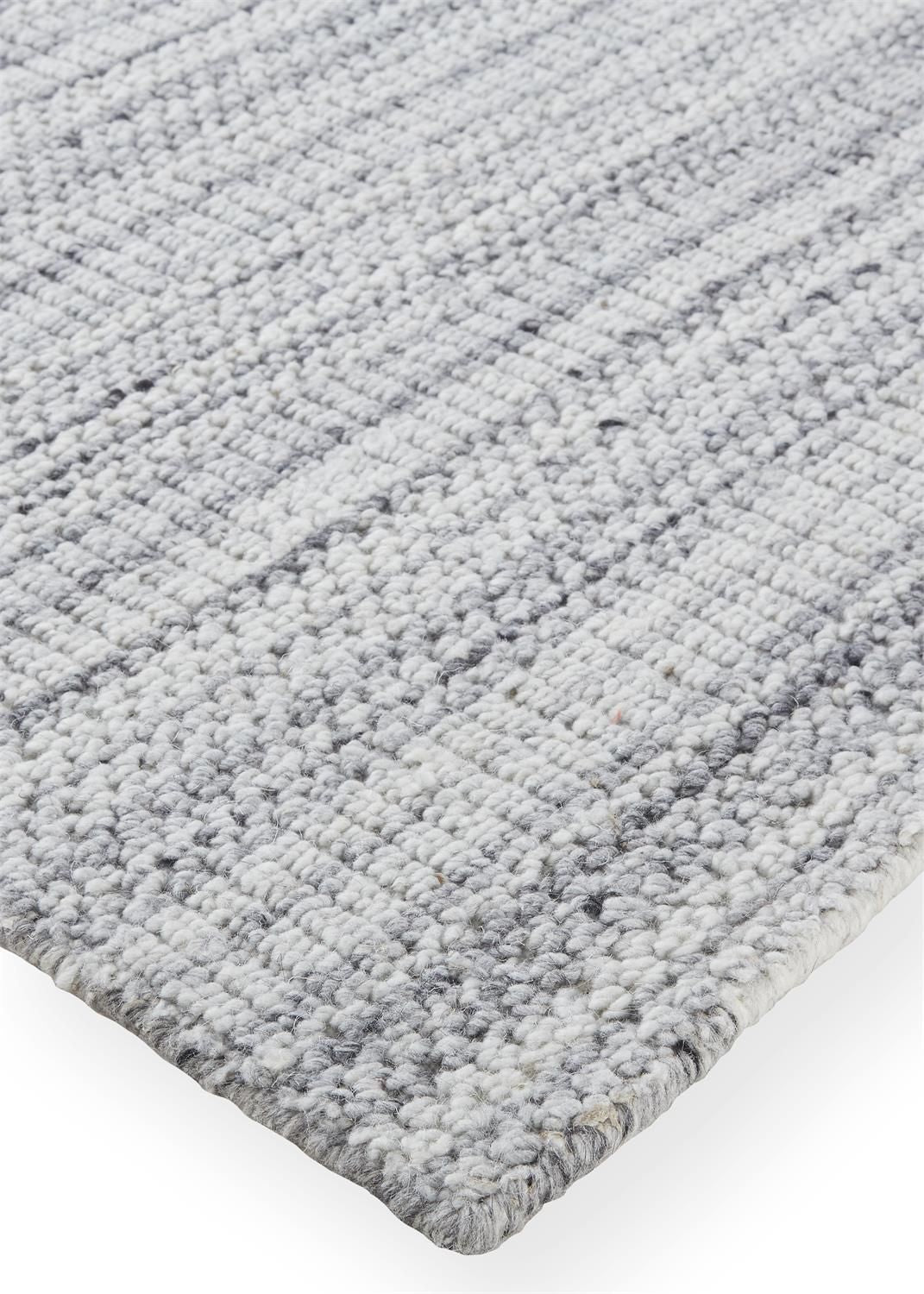 Foxwood Hand Woven Light Gray and Silver Rug by BD Fine