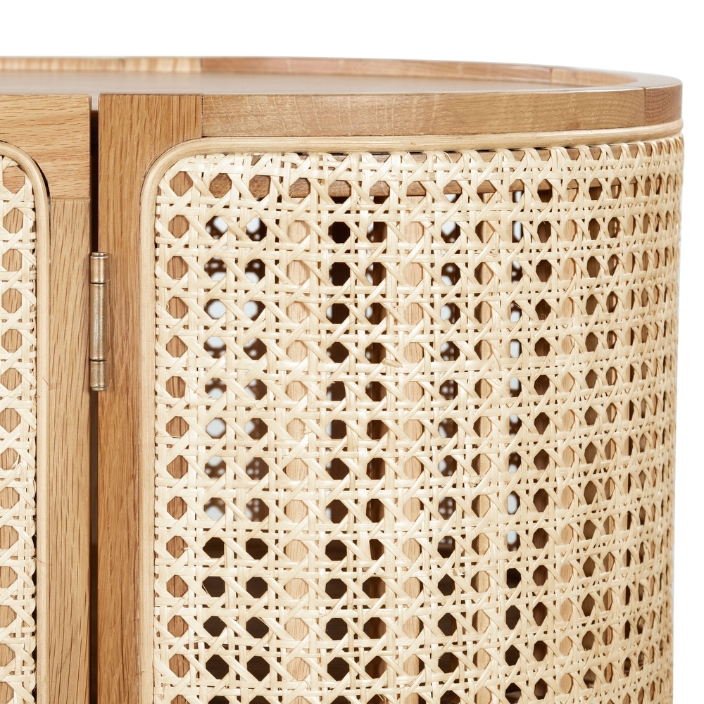 SAFAVIEH Couture Collection Dolly Natural Cane And Wood Sideboard   57\