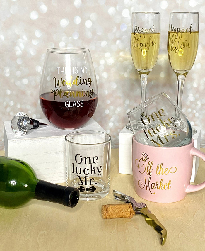 TMD Holdings Novelty Bridal Glassware Collection