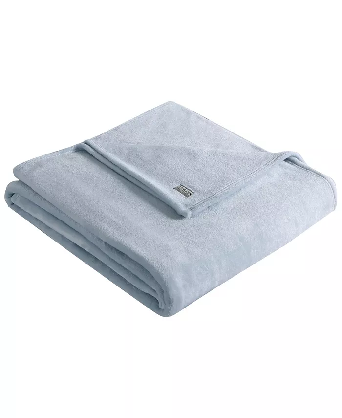 Kenneth Cole Solid Ultra Soft Plush Blanket， Full Queen