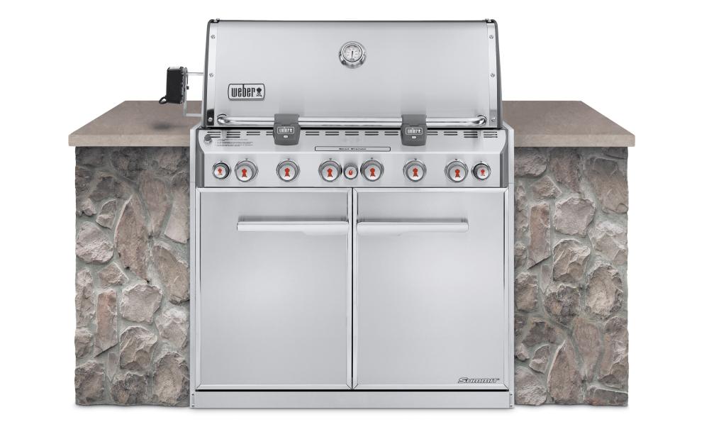 Weber 7460001 Summit® S-660™ Natural Gas Grill - Stainless Steel