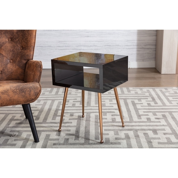 Mirror Side Table