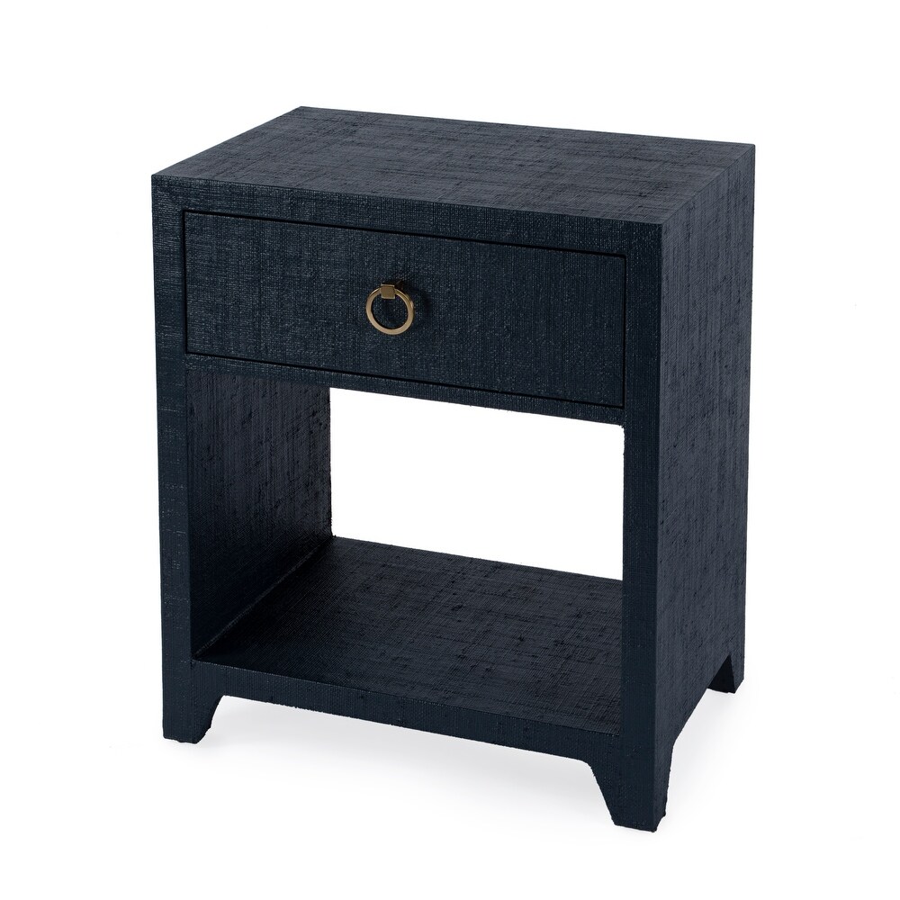 Bar Harbor Raffia 1 Drawer Nightstand