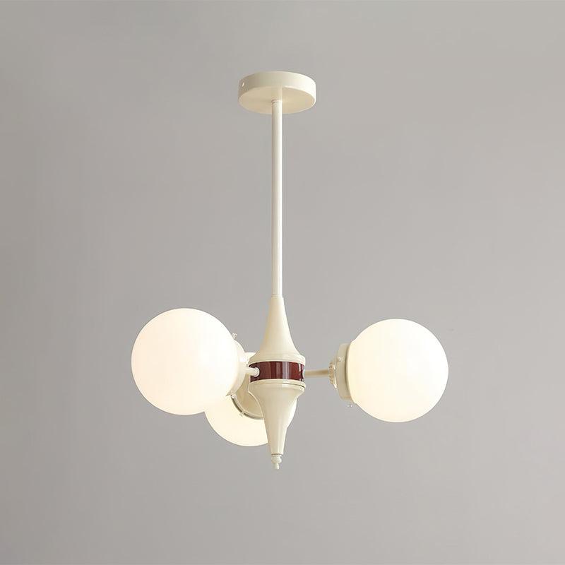 Cream Ball Chandelier