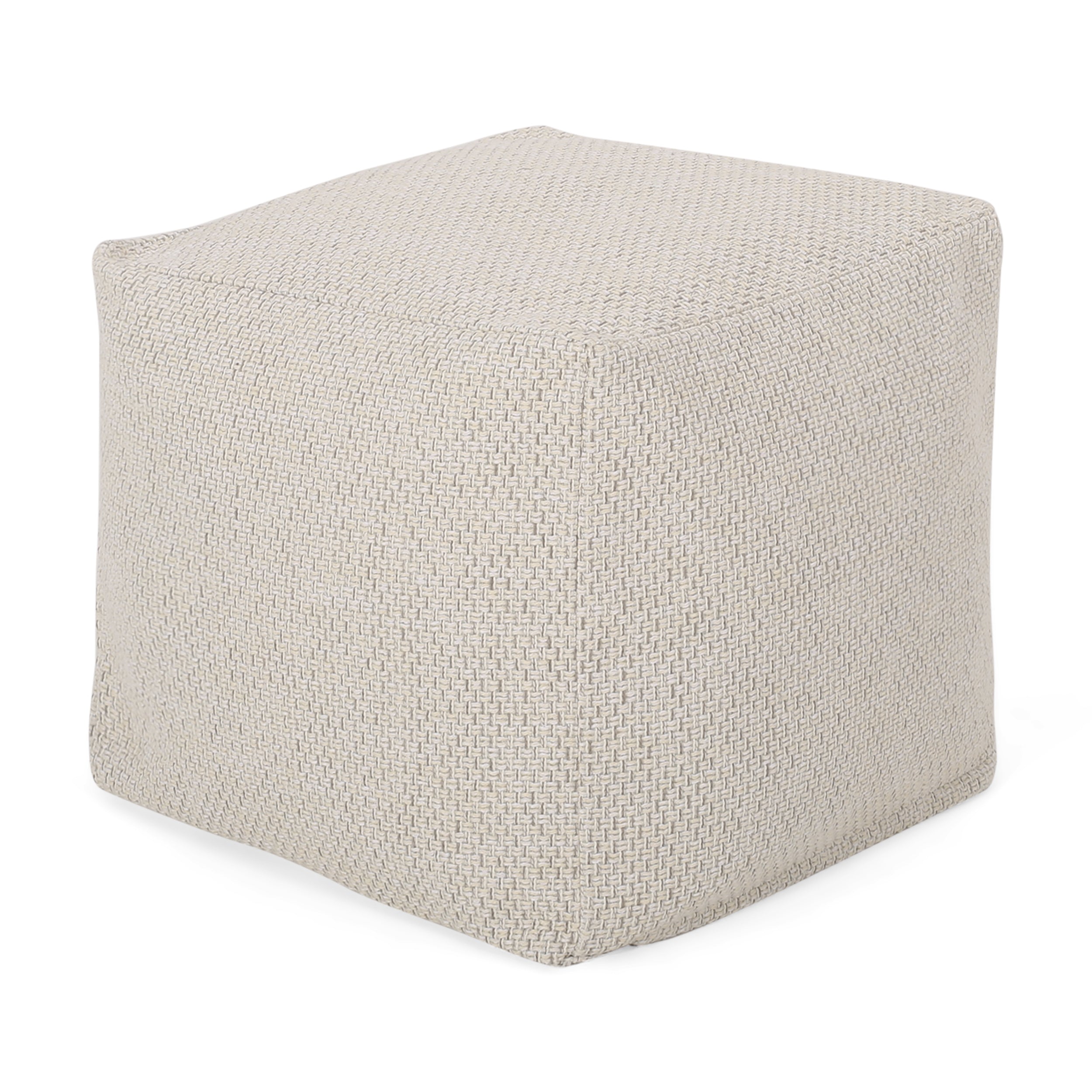 Rakiya Contemporary Fabric Pouf