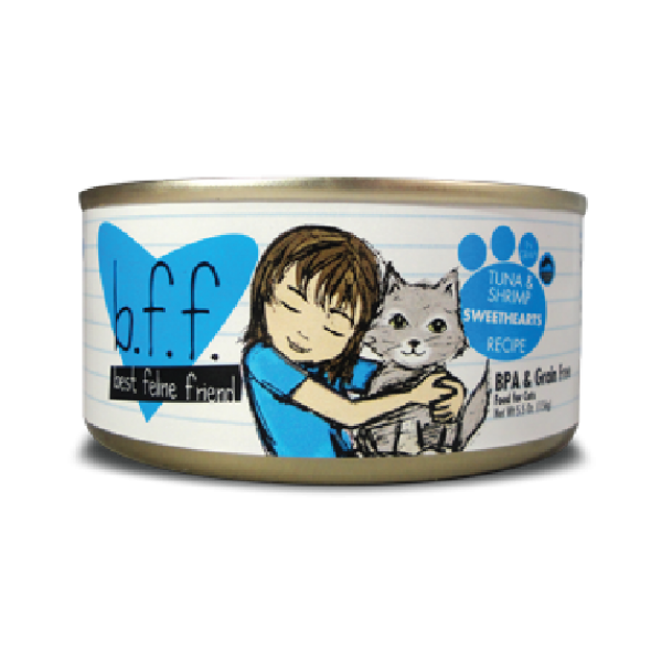 BFF Originals Tuna and Shrimp Sweethearts Dinner in Gravy Wet Cat Food