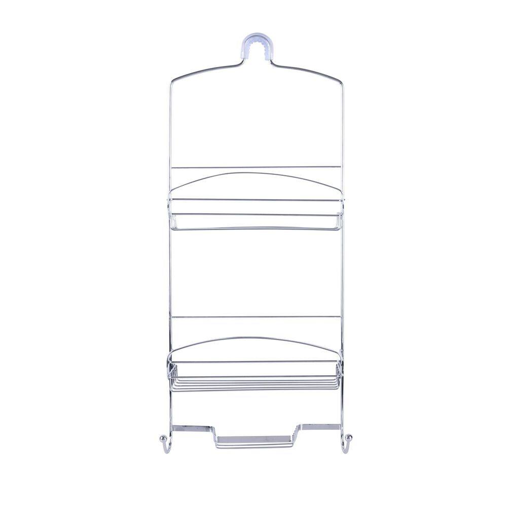 Bath Bliss Harbor Collection Deluxe Shower Caddy in Chrome 10141-CHROME