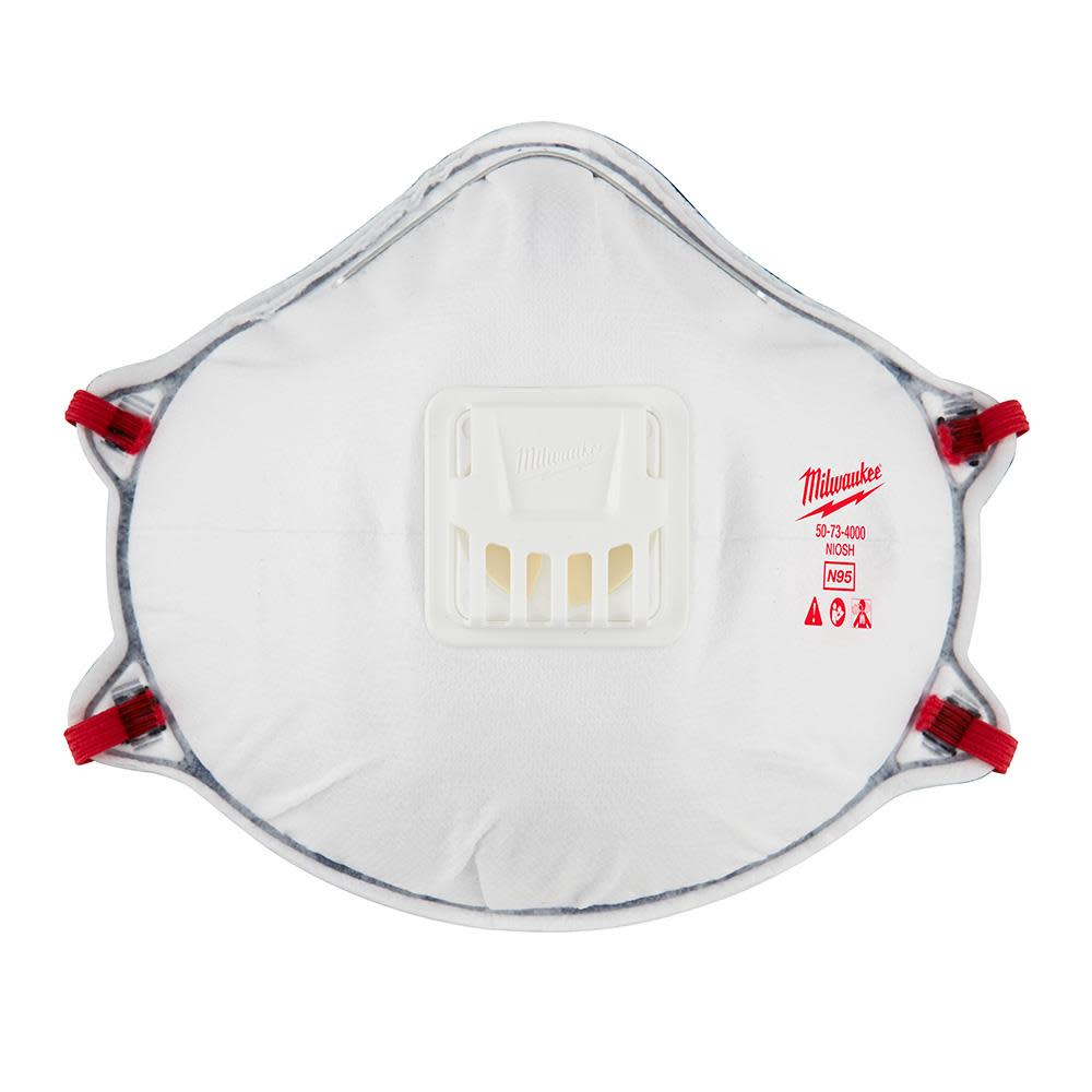 3pk N95 Valved Respirator with Gasket ;