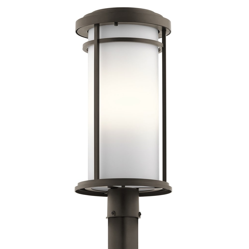 Kichler Lighting Toman Collection 1 light Olde Bronze Outdoor LED Post Mount