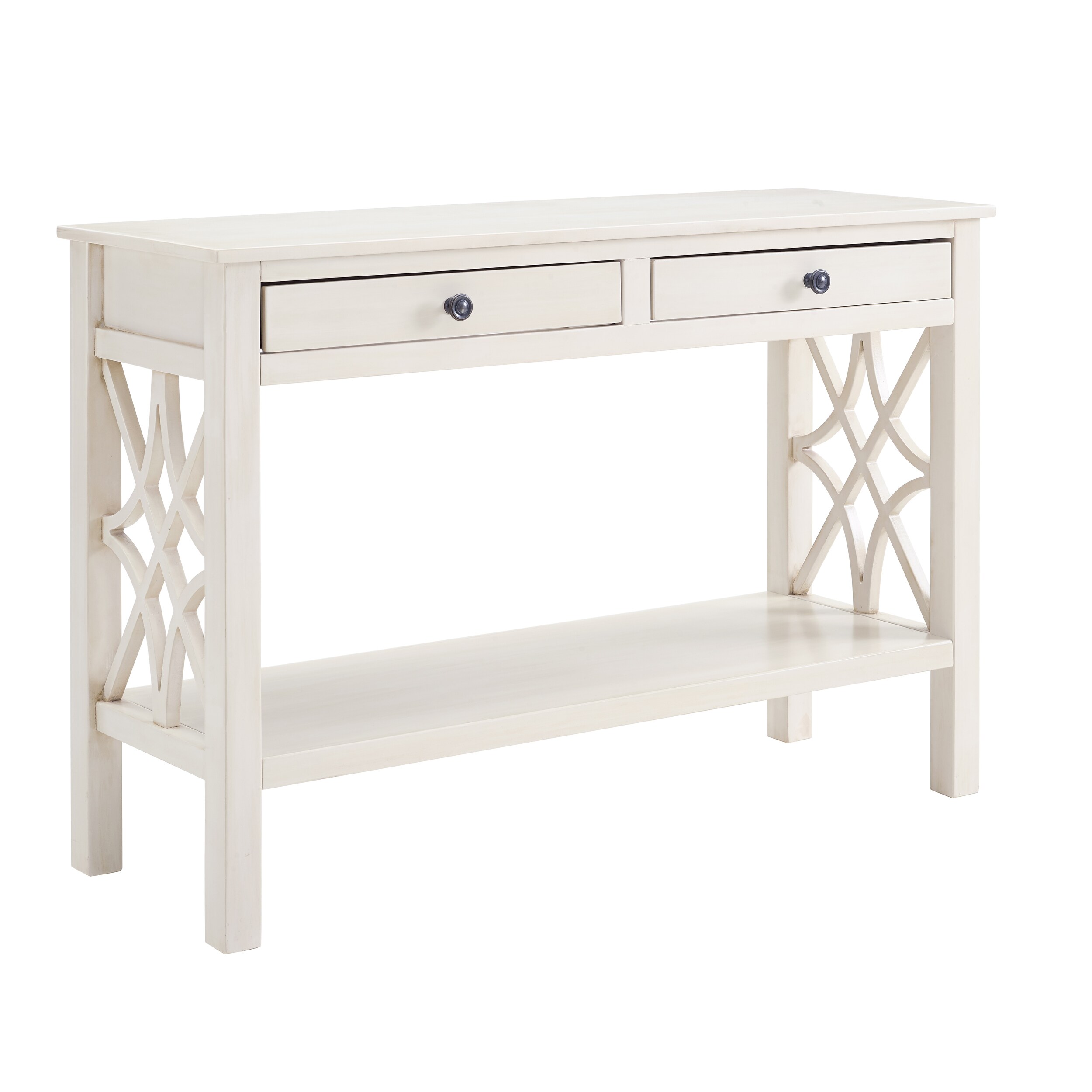 Willow Antique White Console Table