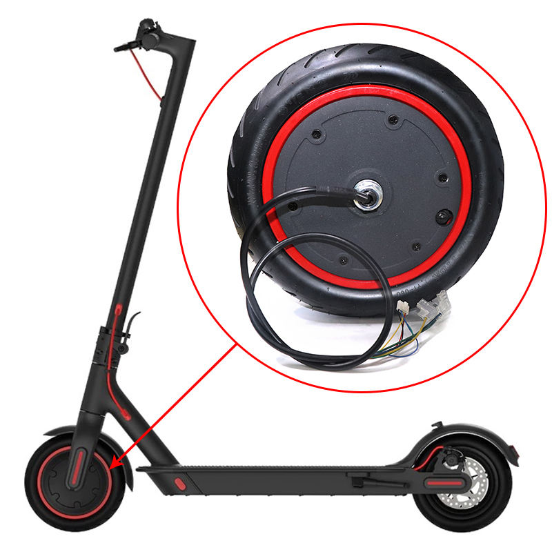 8.5 Inch 350W Hub Motor With Pneumatic tire Wheel For Xiaomi M365 PRORPO2 Electric Scooter