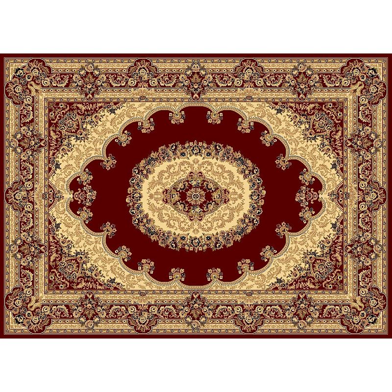 Rugs America Kerman Framed Floral Rug