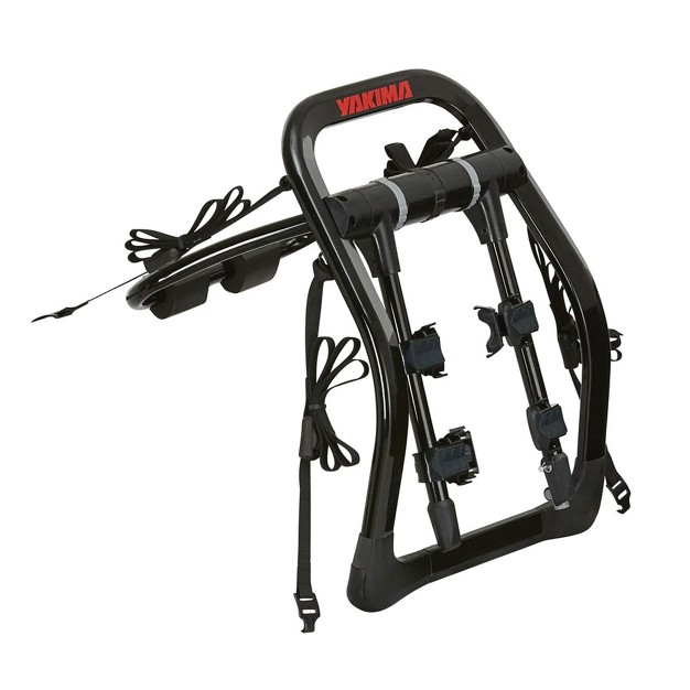 Yakima Fullback 2 Bike Capacity Trunk Bike Strap Rack With 4 Strap Attachment Supercrush Zipstrips Bomber External Frame And Bottle Opener Black