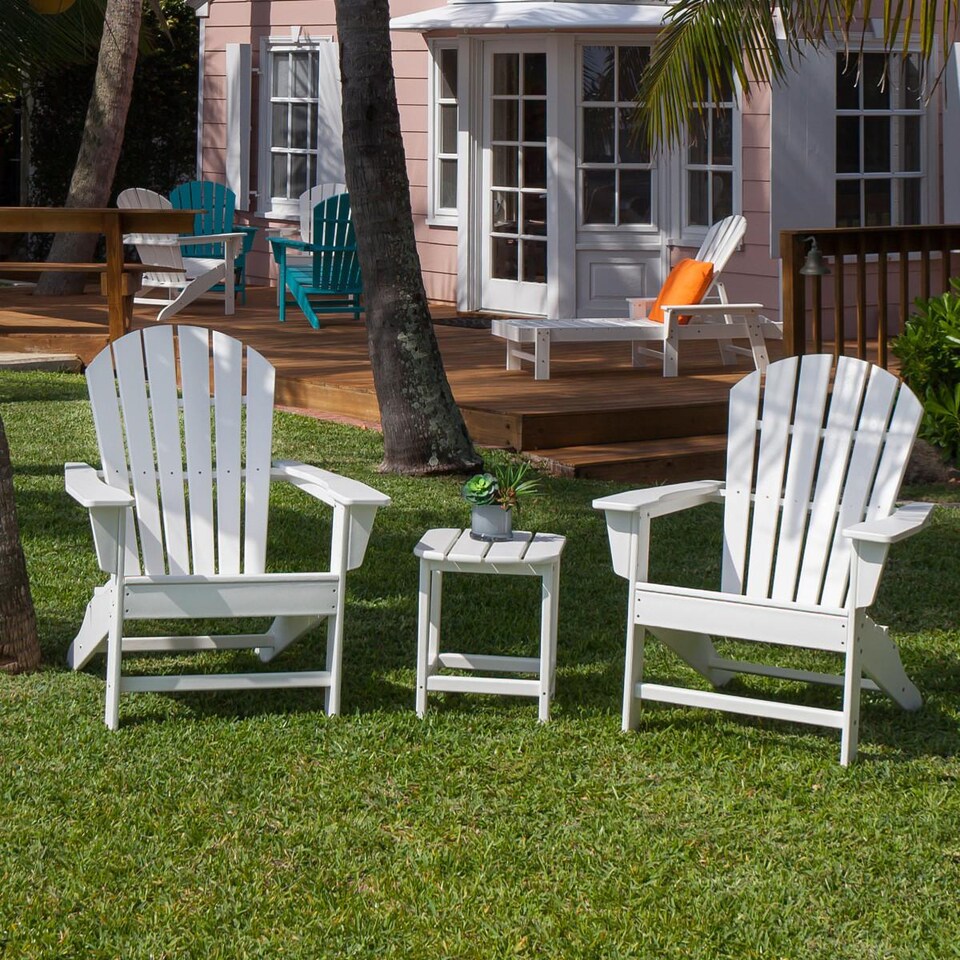 POLYWOOD South Beach Adirondack 3-Piece Set