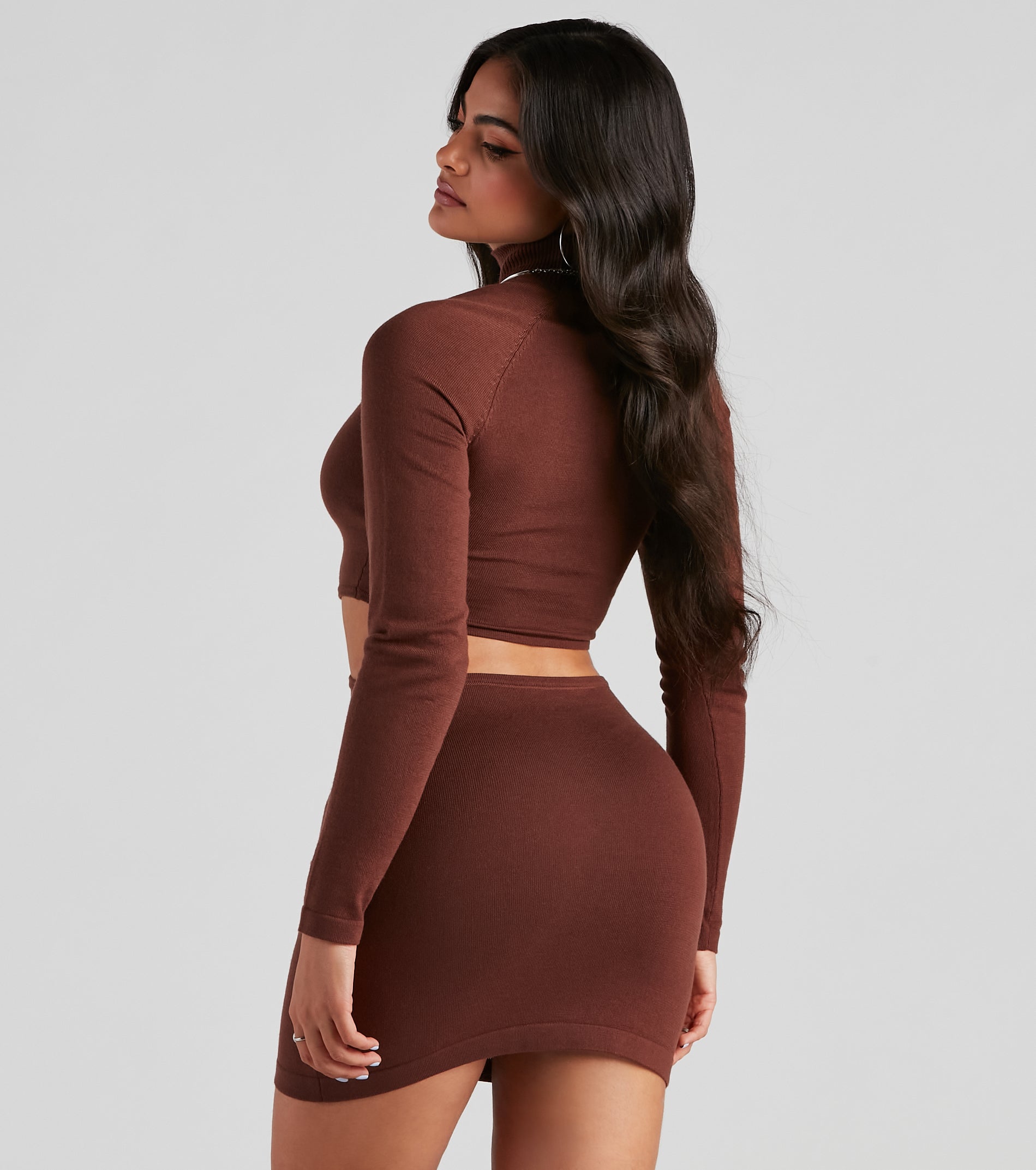 Elevated Cutout Mini Sweater Dress