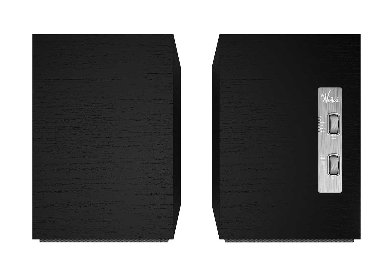 Klipsch The Nines Heritage Inspired Black Powered Bookshelf Speakers (Pair)