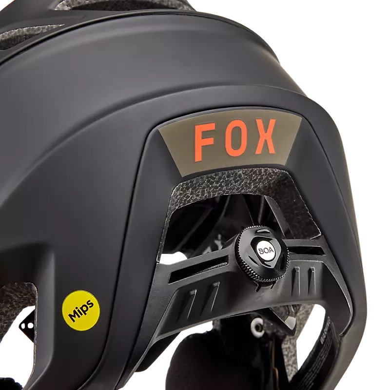 Fox Racing Proframe RS Full Face Helmet - NUF - Orange Flame