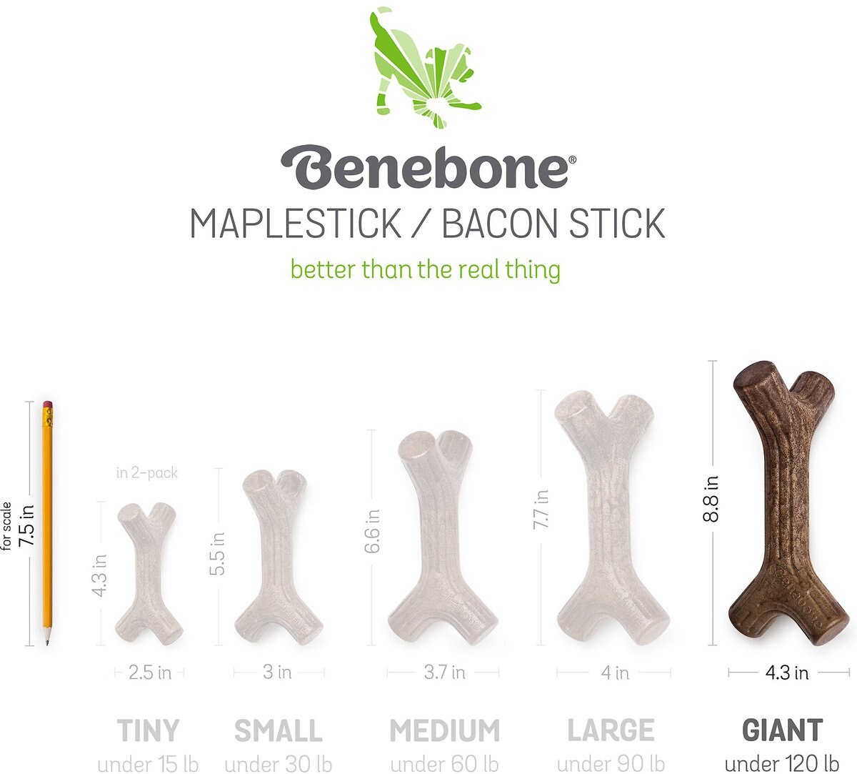 Benebone Maplestick Chew Dog Toy