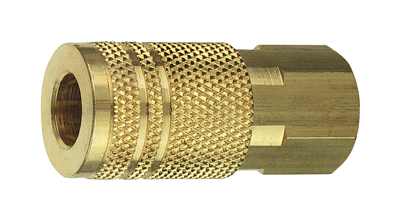 Amflo Brass 1/4 in. I/M Style Coupler 3/8 in. Female 1 pc