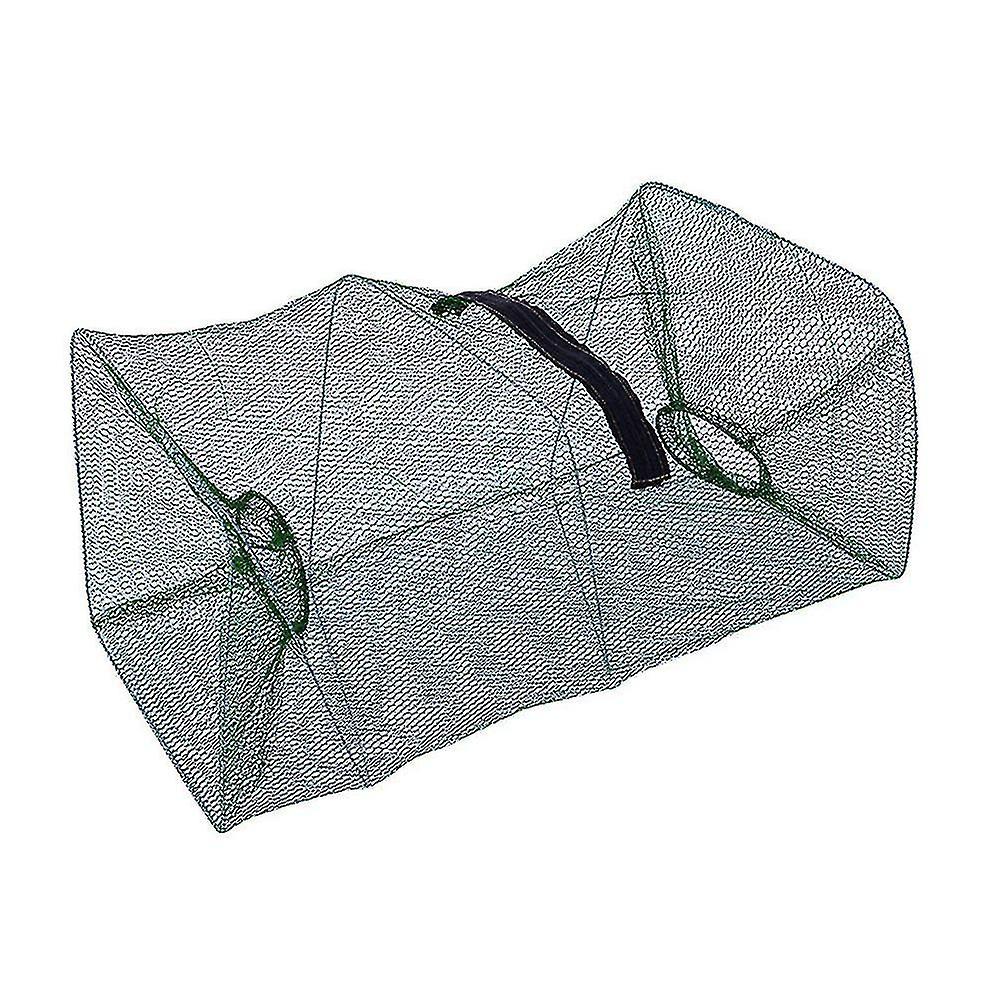 Foldable Fishing Cage Net Fish Carp Bait Cage Shrimp Basket Fish Crayfish Lobsters Catcher Tank Trap