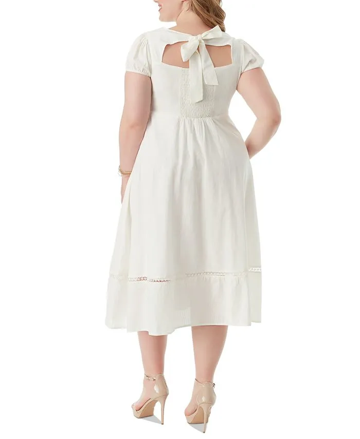 Trendy Plus Size Leighten Tie-Back Dress