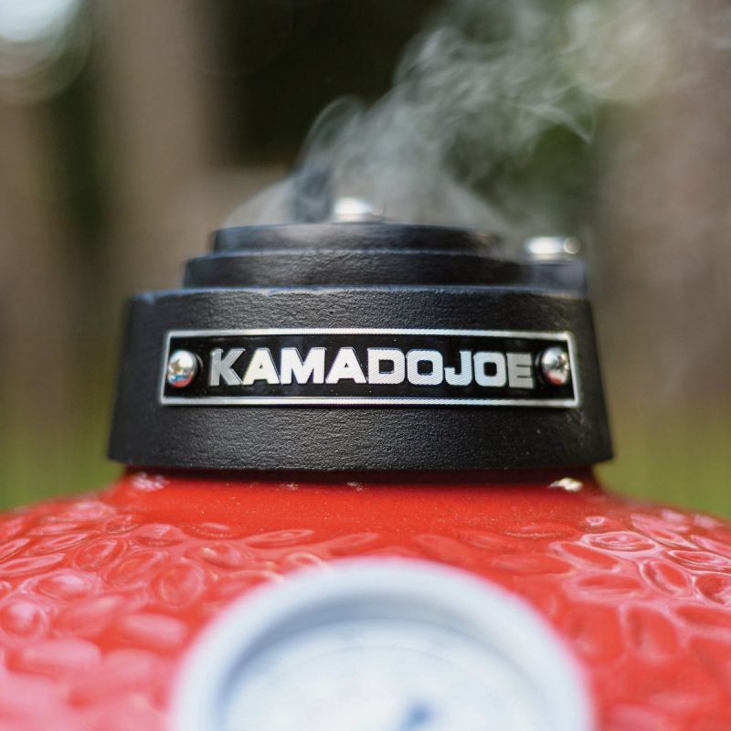 Kamado Joe Jr. Ceramic Charcoal Grill Blaze Red