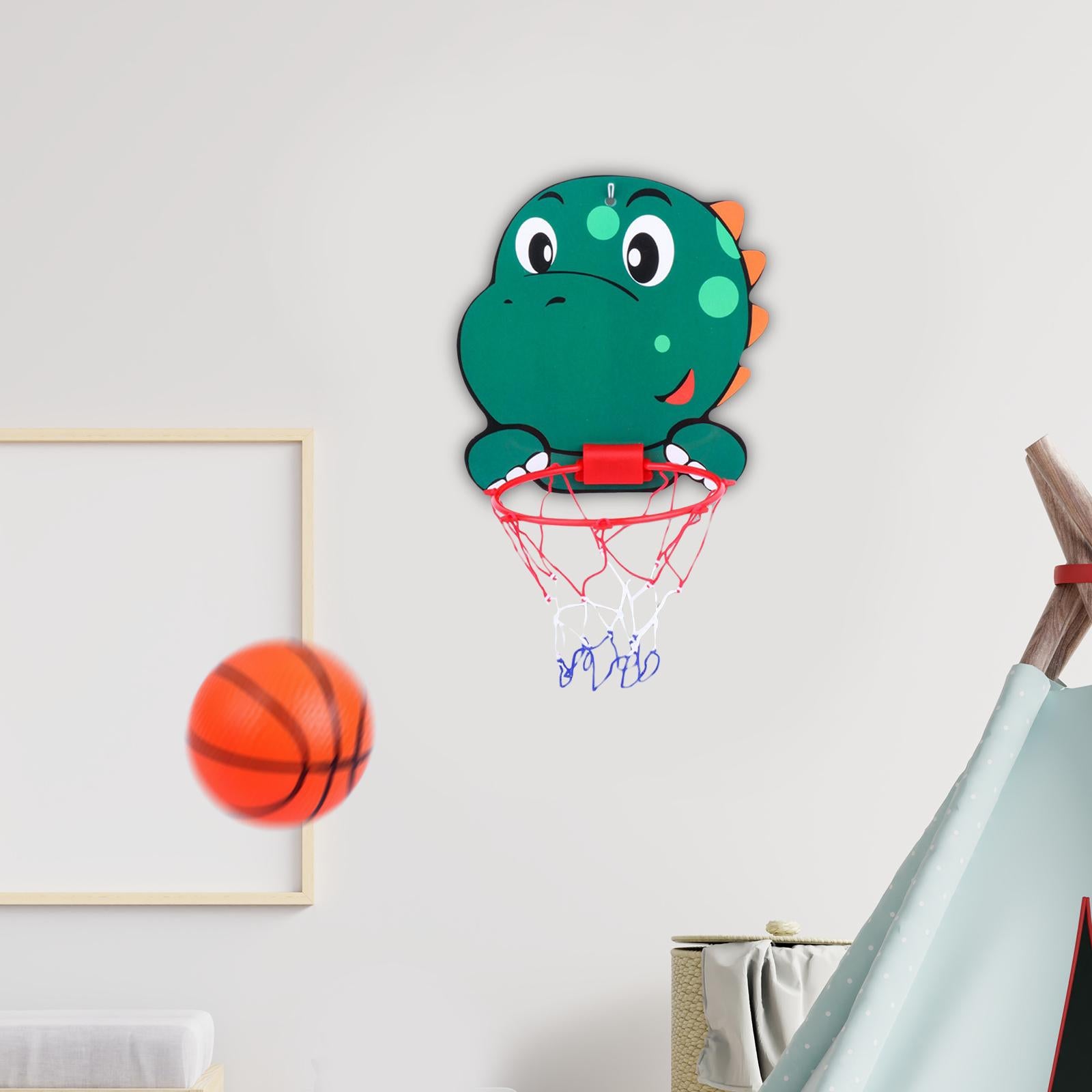 Cartoon Creative Animals Basketball Stand，Sport Toys，Kids Basketball Hoop for Adults Kids Toddler Children Birthday Gifts Dinosaur