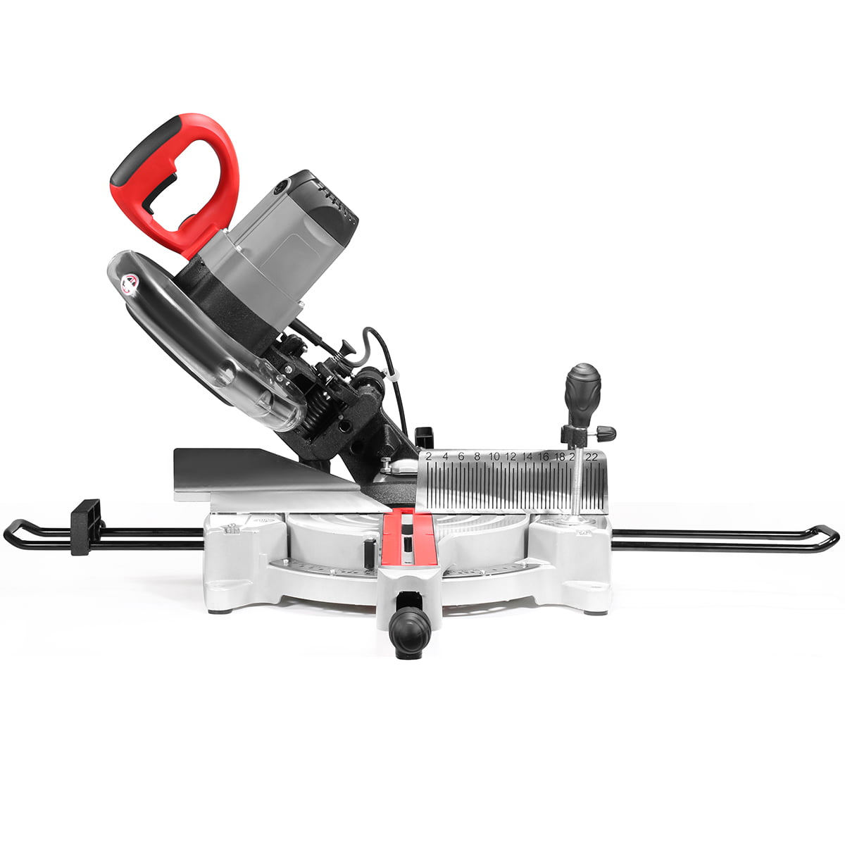 XtremepowerUS 10-Inch Sliding Miter Saw Red Beam Guide Adjustable Cutting Angle 13-Amp Motor