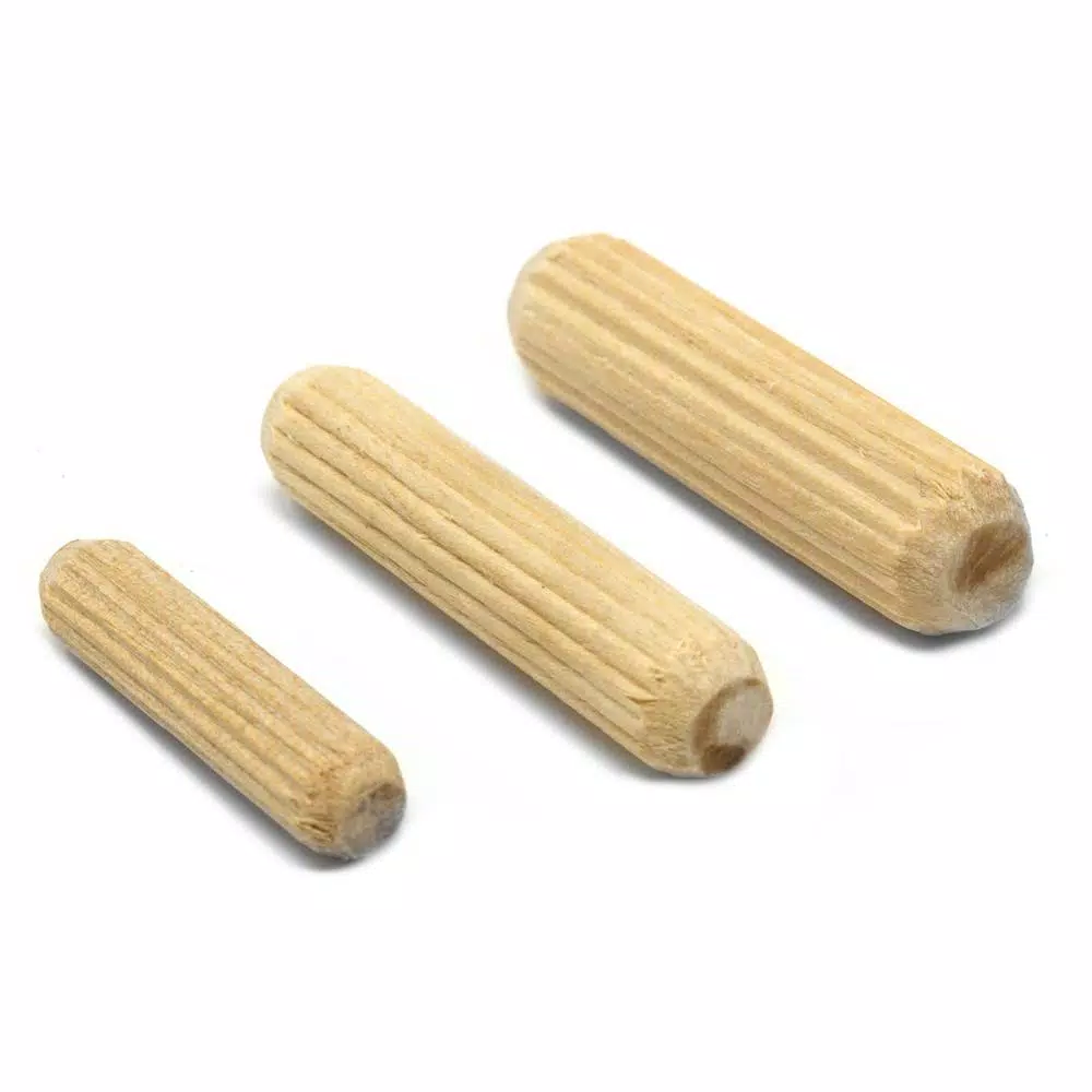 WEN Fluted Dowel Pin Variety Bucket with 1/4 in.， 5/16 in.， and 3/8 in. Woodworking Dowels (400-Piece) and#8211; XDC Depot