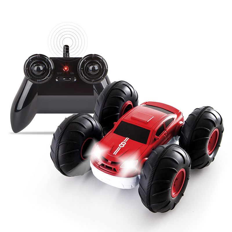 Discovery Mindblown Sharper Image Remote Control RC Cars Flip Stunt Rally Car Toy