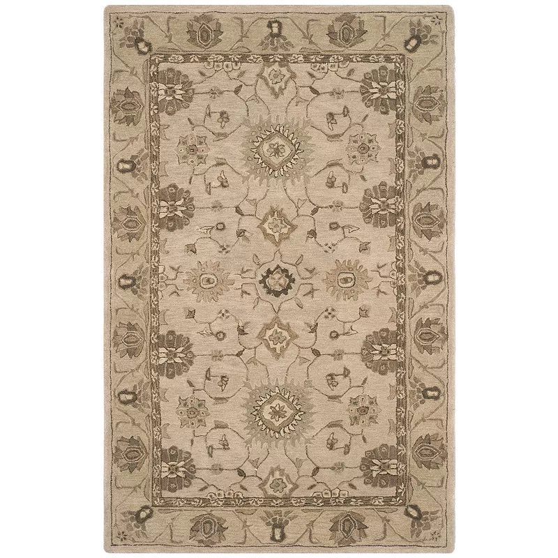 Safavieh Anatolia Cameron Framed Floral Wool Rug