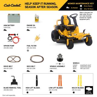 Cub Cadet Ultima ZTS1 42 in. Fabricated Deck 22HP V-Twin Kohler 7000 Series Engine Dual Hydro Drive Gas Zero Turn Riding Mower ZTS1-42