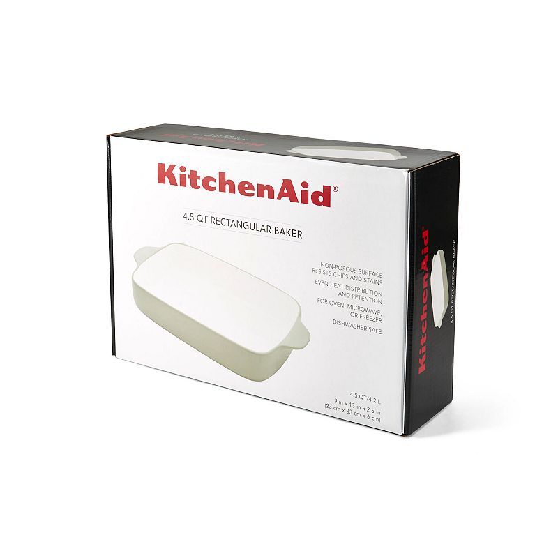 KitchenAid KQ993BX Vitrified Stoneware 4.5-qt. Rectangular Baker