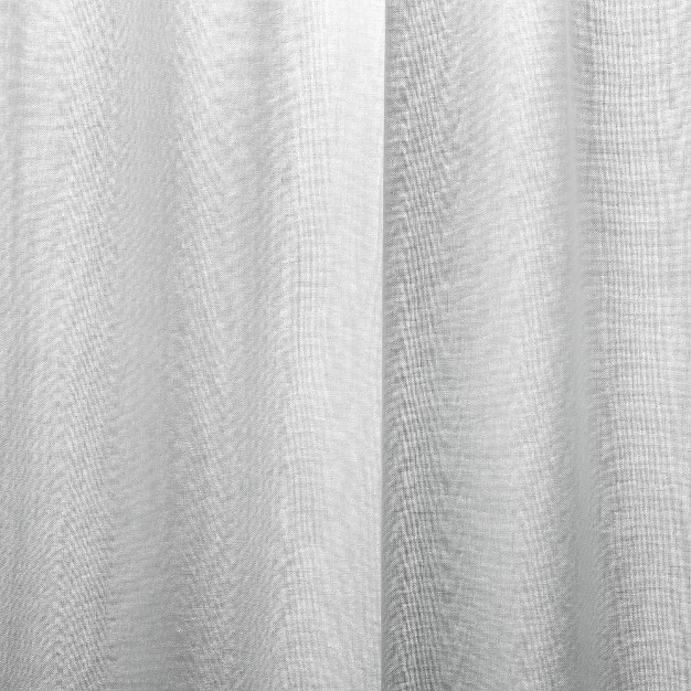 Light Filtering Stitched Edge Curtain Panel Cream