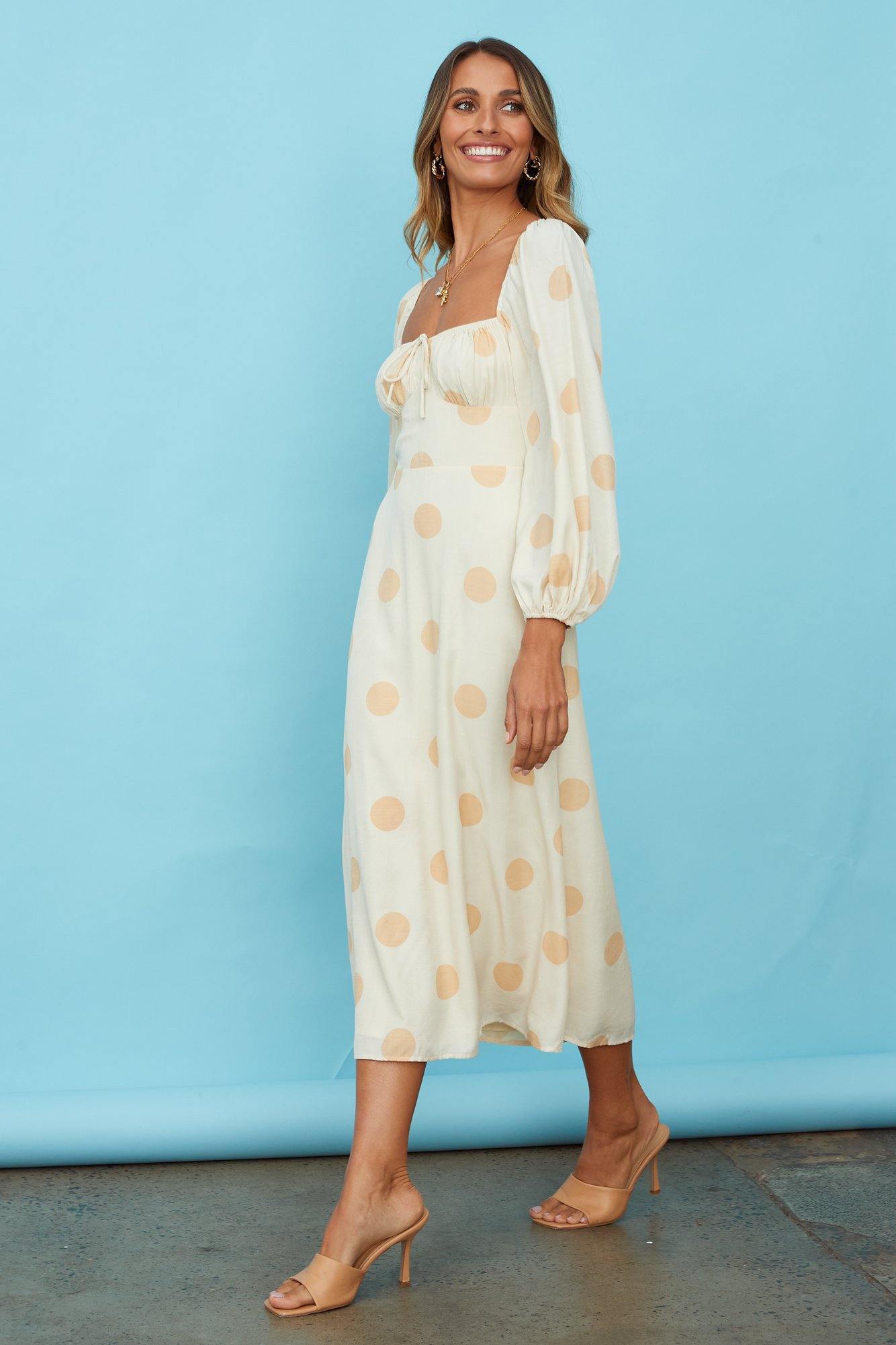 Middle Child Midi Dress Yellow