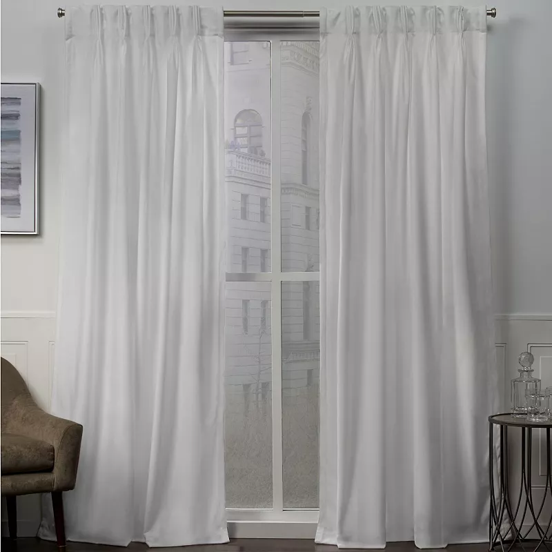 Exclusive Home 2-pack Velvet Heavyweight Window Curtains