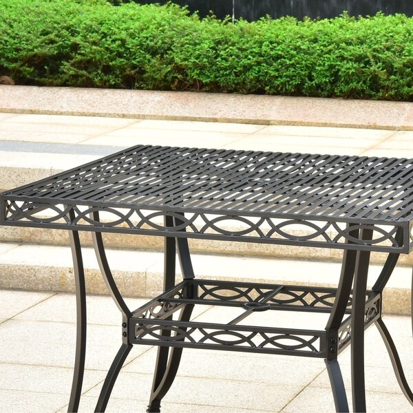 Segovia 39inch Iron Patio Dining Table