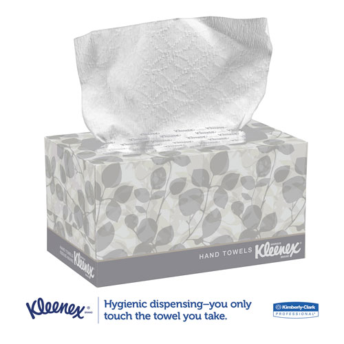 Kimberly-Clark Kleenex Hand Towels | Pop-Up Box， Cloth， 9 X 10 ½， 120