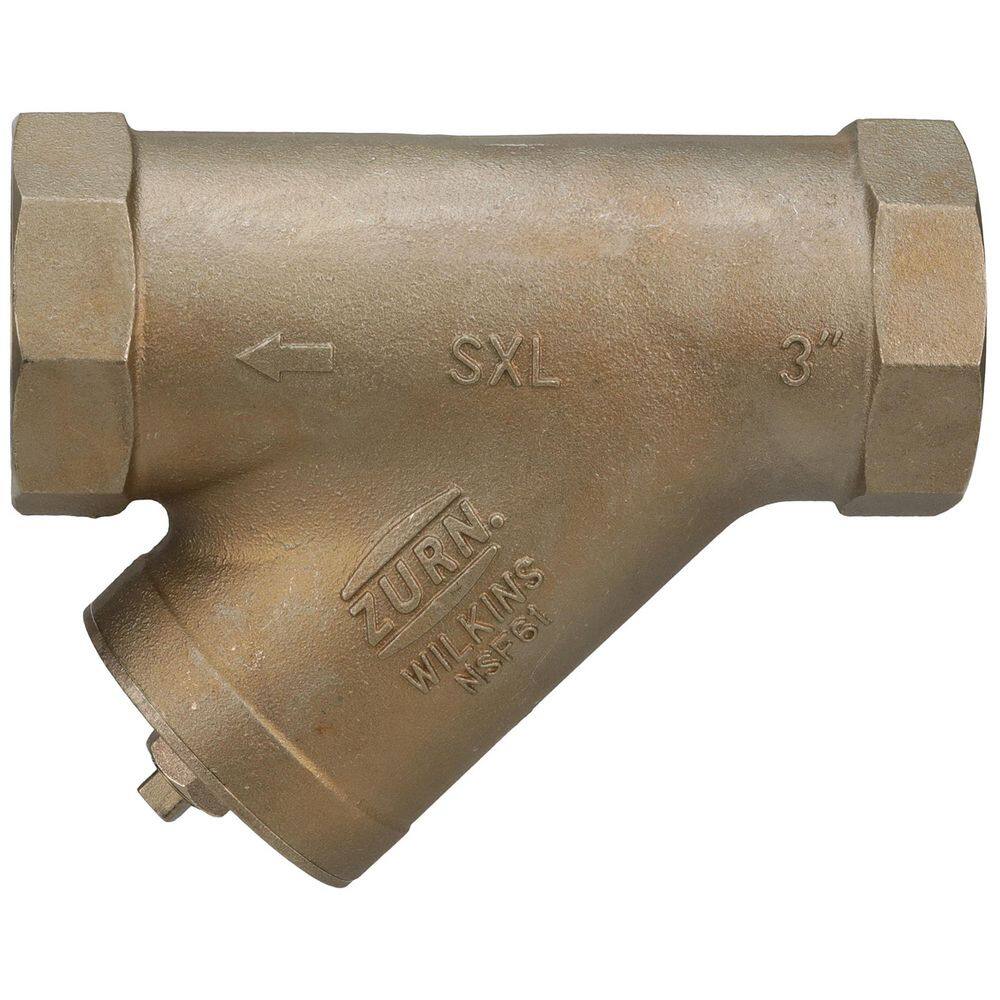 Zurn 3 in. SXL Cast Bronze Wye Type Strainer Lead Free 3-SXL