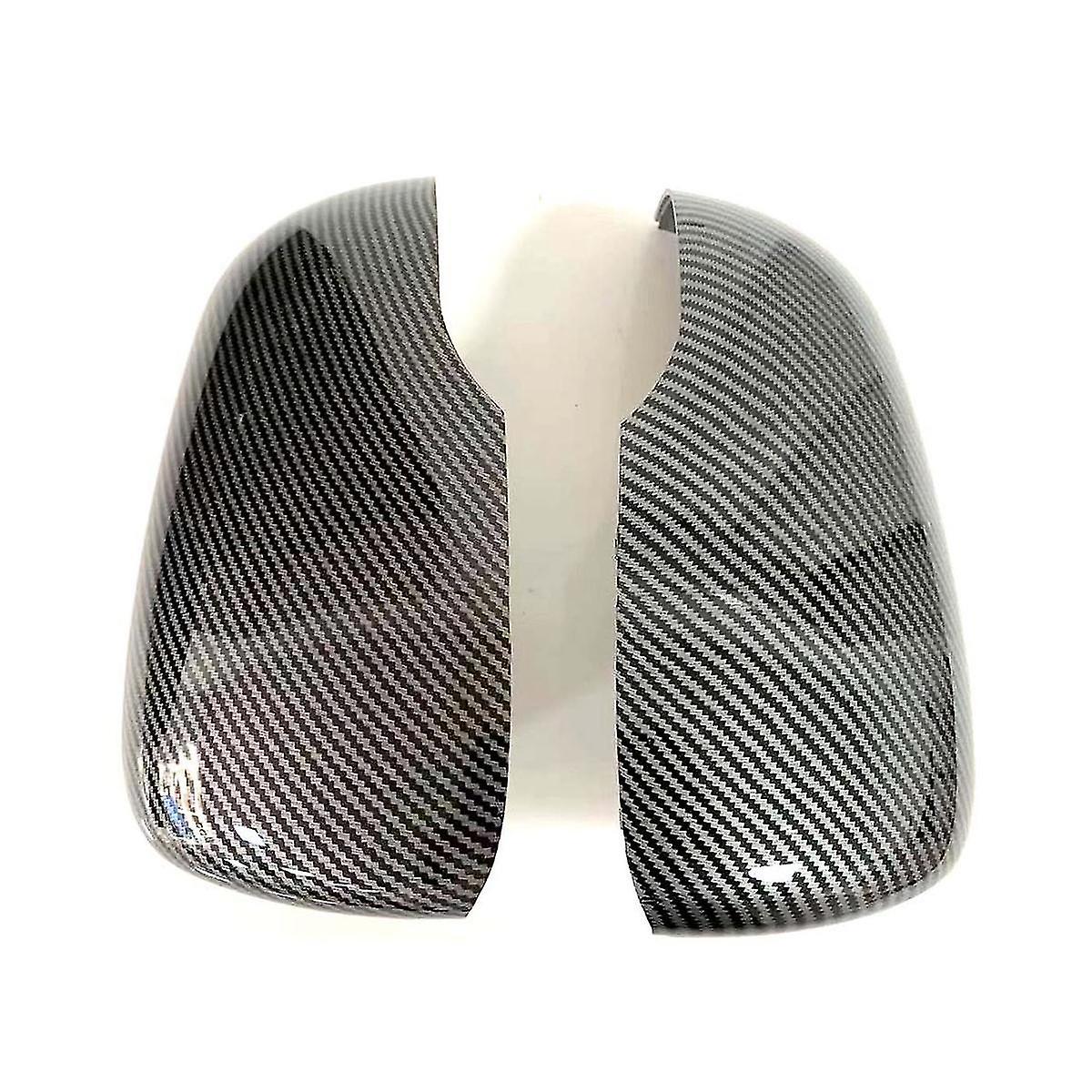 Car Carbon Fiber Abs Reversing Mirror Shell Rearview Mirror Cover Reflector Rear Cover Shell For Pi