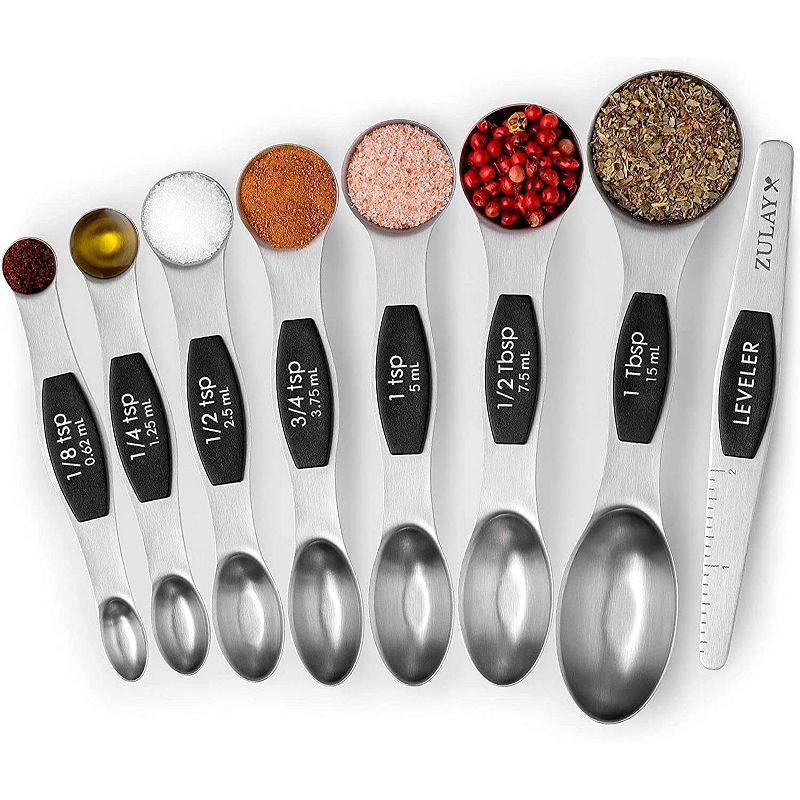 Magnetic Measuring Spoons - Set of 8