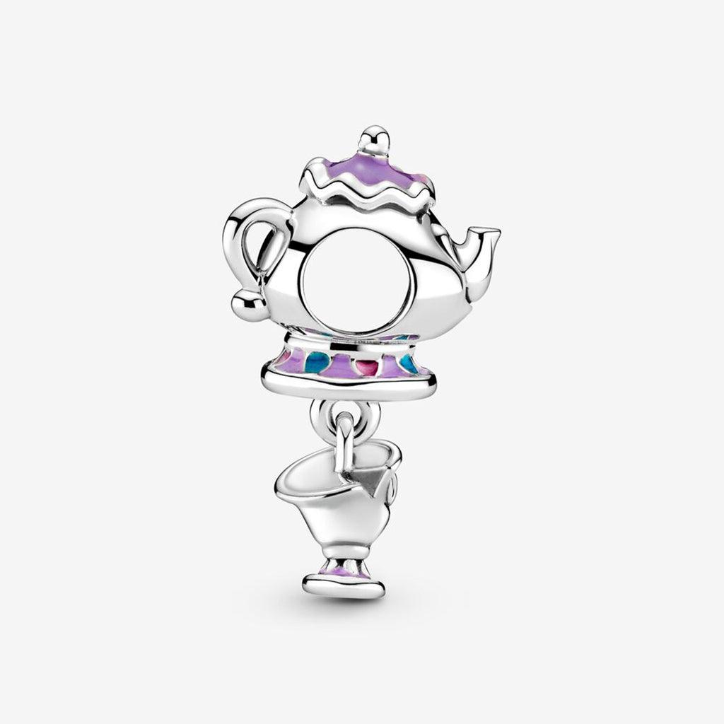 PANDORA  Disney Beauty and the Beast Mrs. Potts and Chip Dangle Charm