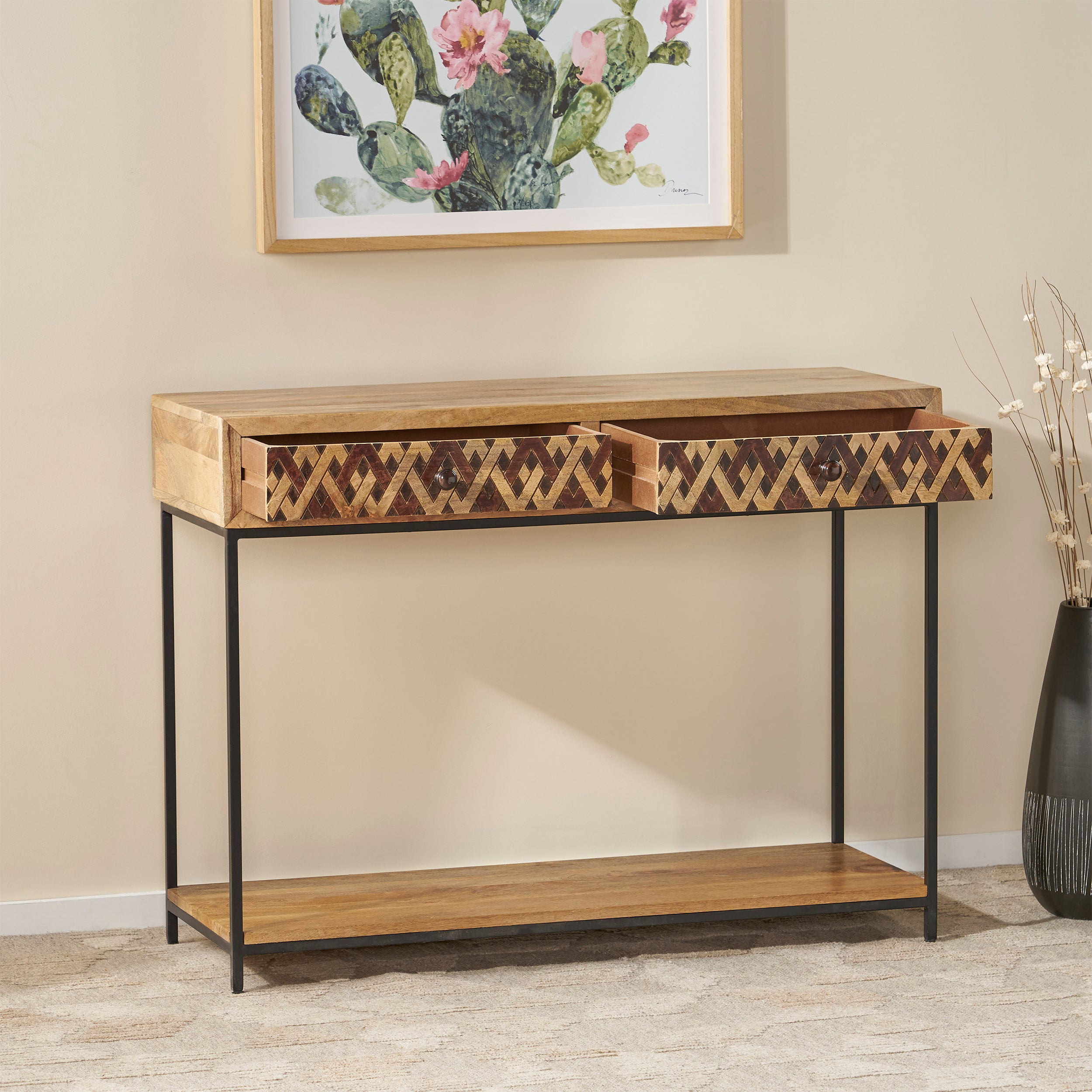 Laylonie Boho Console Table