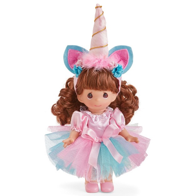 Collections Etc Collectible Precious Moments Brunette Unicorn Vinyl Doll