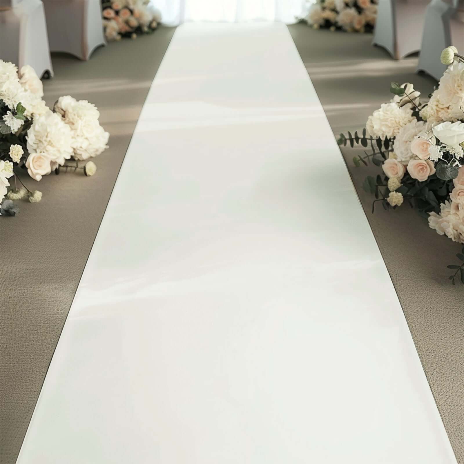 Ivory PVC Aisle Runner 40