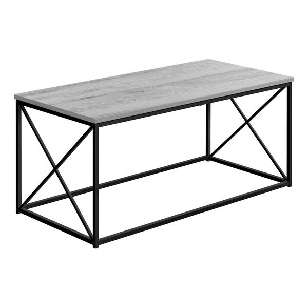 Grey and Black Coffee Table