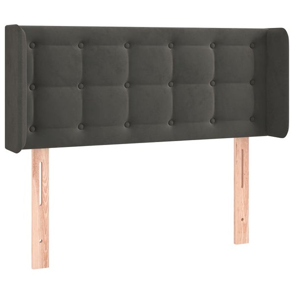 vidaXL Headboard with Ears Dark/Light Gray 40.6